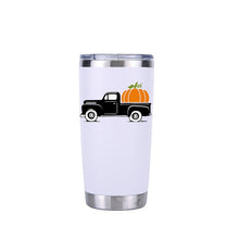 Load image into Gallery viewer, Halloween Pumpkin Truck Tumbler Travel Car Beer Mug Water Bottle Vacuum Flasks Insulated Stainless Steel Thermos Coffee mugs
