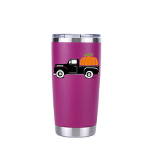 Load image into Gallery viewer, Halloween Pumpkin Truck Tumbler Travel Car Beer Mug Water Bottle Vacuum Flasks Insulated Stainless Steel Thermos Coffee mugs

