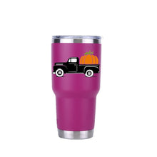 Load image into Gallery viewer, Halloween Pumpkin Truck Tumbler Travel Car Beer Mug Water Bottle Vacuum Flasks Insulated Stainless Steel Thermos Coffee mugs
