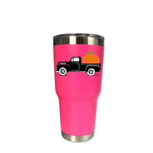 Load image into Gallery viewer, Halloween Pumpkin Truck Tumbler Travel Car Beer Mug Water Bottle Vacuum Flasks Insulated Stainless Steel Thermos Coffee mugs
