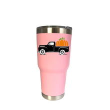 Load image into Gallery viewer, Halloween Pumpkin Truck Tumbler Travel Car Beer Mug Water Bottle Vacuum Flasks Insulated Stainless Steel Thermos Coffee mugs
