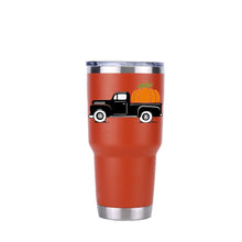 Load image into Gallery viewer, Halloween Pumpkin Truck Tumbler Travel Car Beer Mug Water Bottle Vacuum Flasks Insulated Stainless Steel Thermos Coffee mugs
