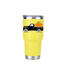Load image into Gallery viewer, Halloween Pumpkin Truck Tumbler Travel Car Beer Mug Water Bottle Vacuum Flasks Insulated Stainless Steel Thermos Coffee mugs
