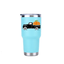 Load image into Gallery viewer, Halloween Pumpkin Truck Tumbler Travel Car Beer Mug Water Bottle Vacuum Flasks Insulated Stainless Steel Thermos Coffee mugs
